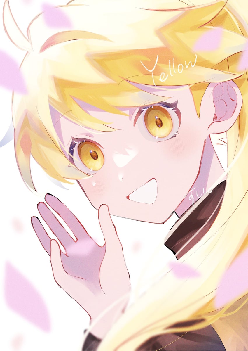 yellow (pokemon and 1 more) drawn by tanda_sui