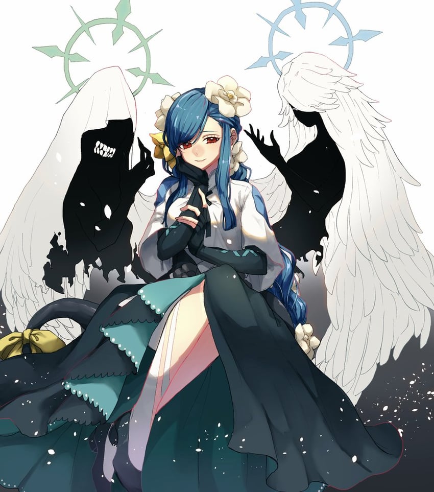 dizzy, necro, undine, and queen dizzy (guilty gear and 1 more) drawn by ebi_pri_shrimp