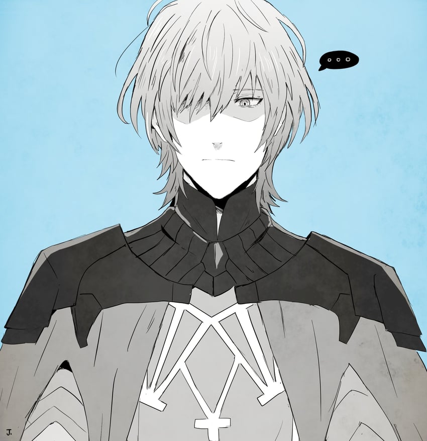 male byleth (fire emblem and 1 more) drawn by jupiter_(042073)