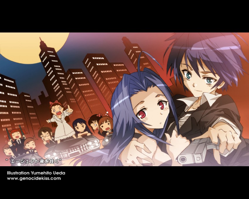 kisaragi chihaya, amami haruka, kikuchi makoto, minase iori, takatsuki yayoi, and 5 more (idolmaster and 1 more) drawn by ueda_yumehito