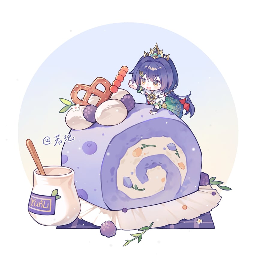 yunli (honkai and 1 more) drawn by ruo_qi