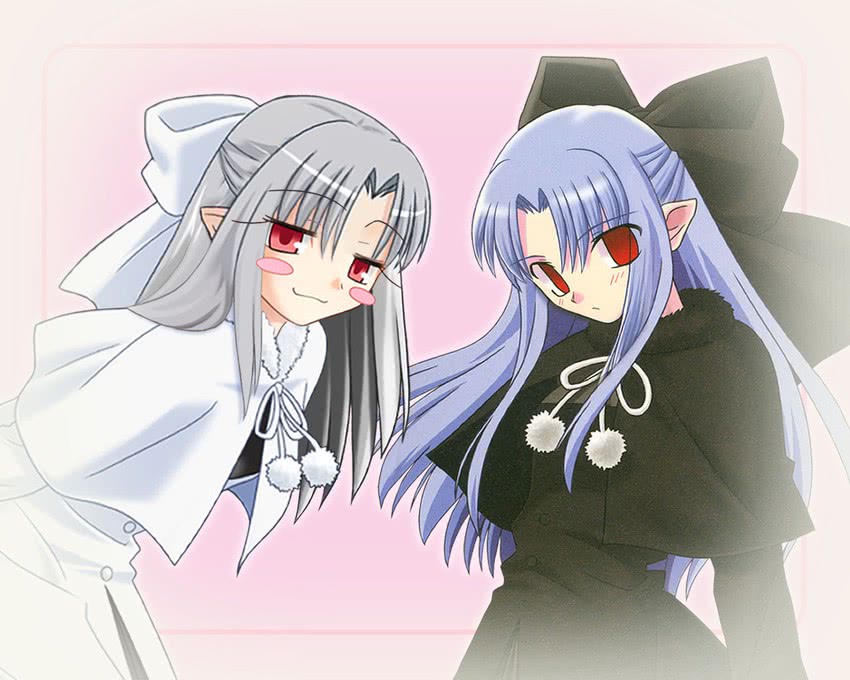 len and white len (tsukihime and 1 more) drawn by takeuchi_takashi