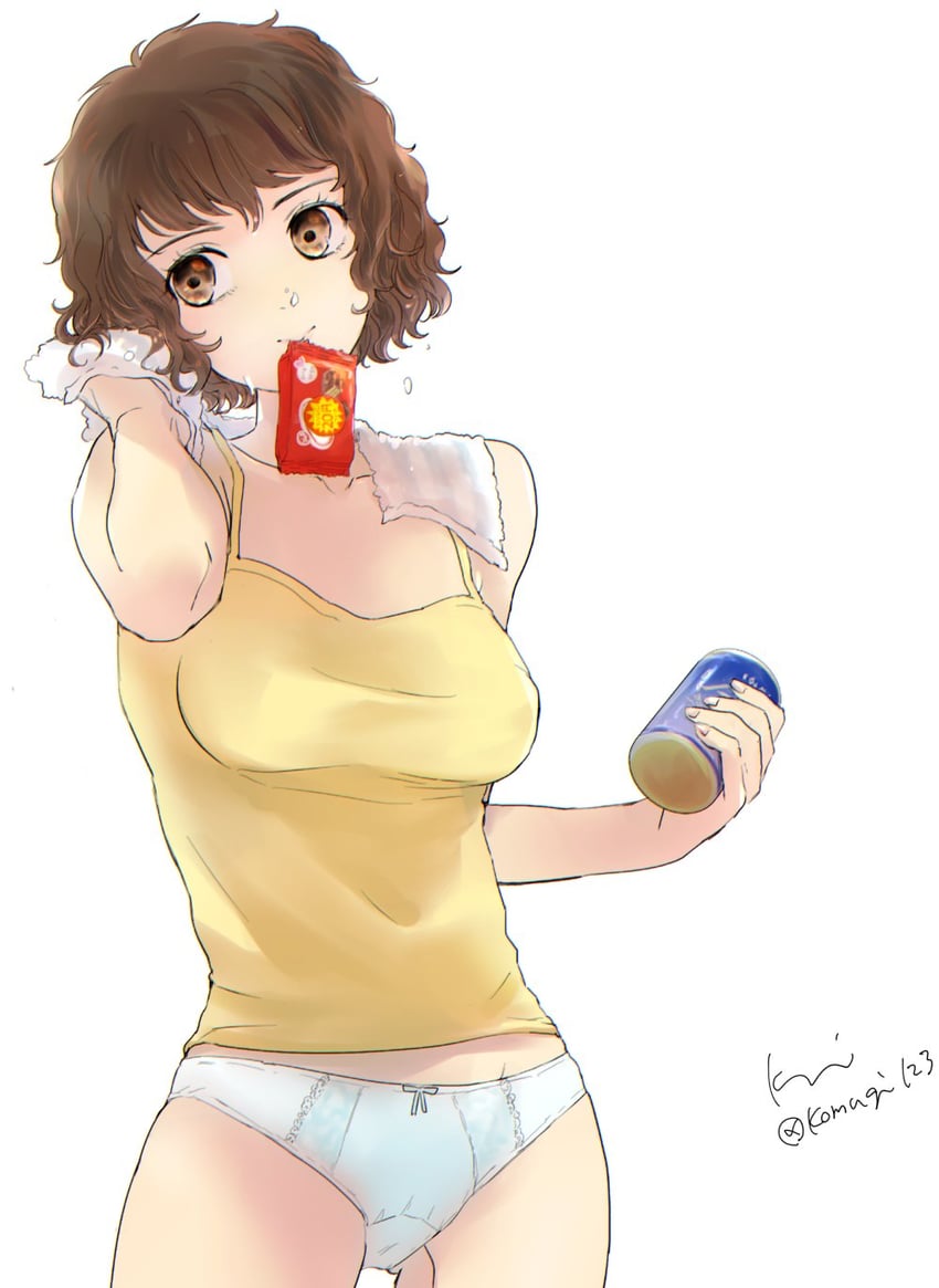 kawakami sadayo (persona and 2 more) drawn by komugi_(mugiwaraclub)
