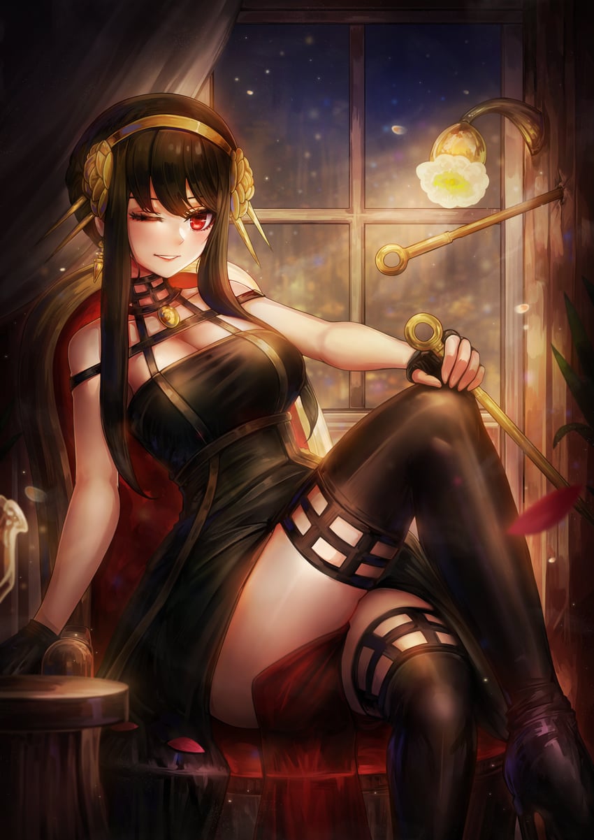 yor briar (spy x family) drawn by ziteng_yue