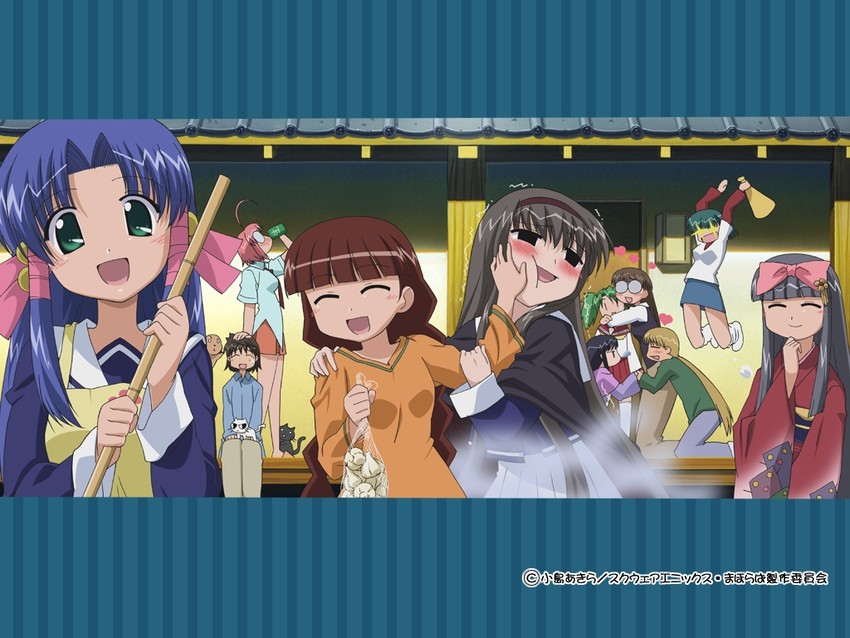 aoba kozue, kurosaki asami, kurosaki sayoko, shiratori ryuushi, chanohata tamami, and 7 more (mahoraba)