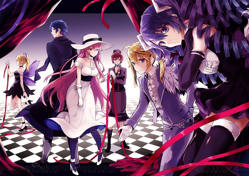 hatsune miku, kagamine rin, kagamine len, megurine luka, meiko, and 1 more (vocaloid and 2 more) drawn by arisaka_ako