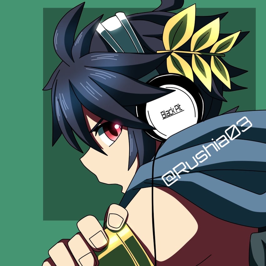 dark pit (kid icarus and 1 more) drawn by rushia_(retreat)