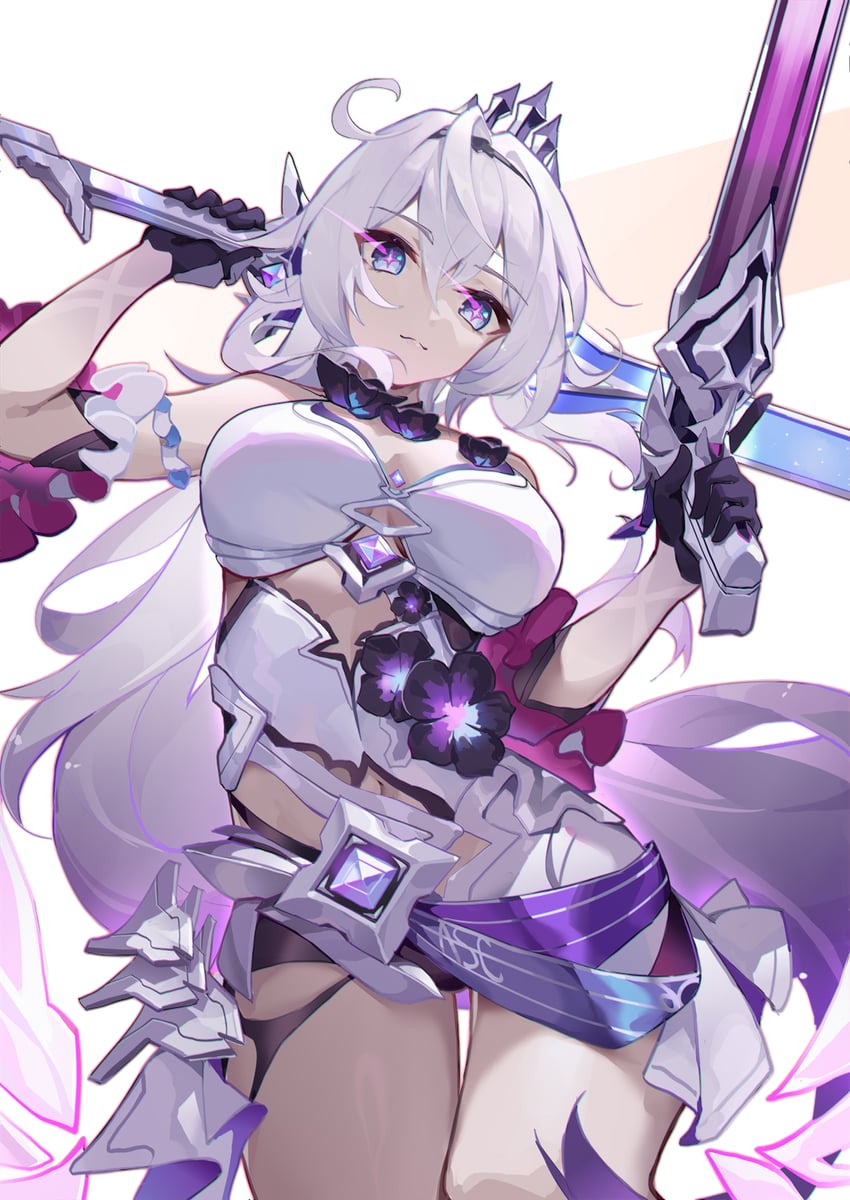 kiana kaslana (honkai and 1 more) drawn by asc11