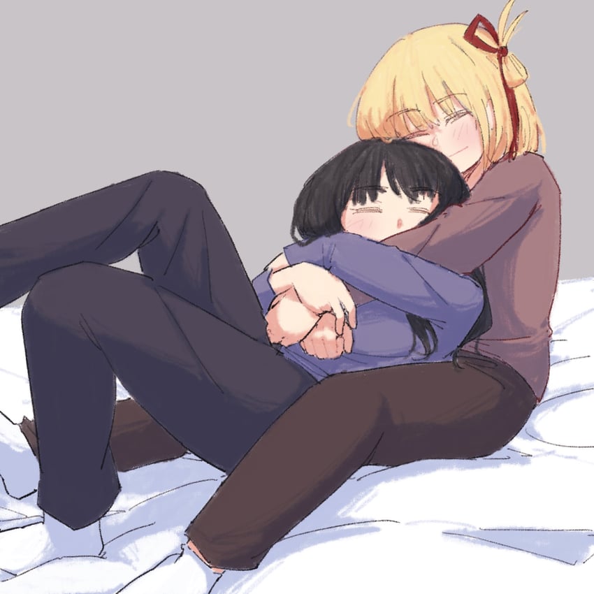 nishikigi chisato and inoue takina (lycoris recoil) drawn by daimyo0208