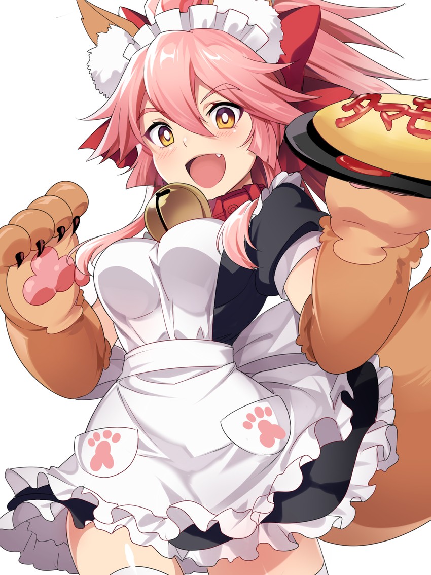 tamamo and tamamo cat (fate and 1 more) drawn by hakka_(88hk88)