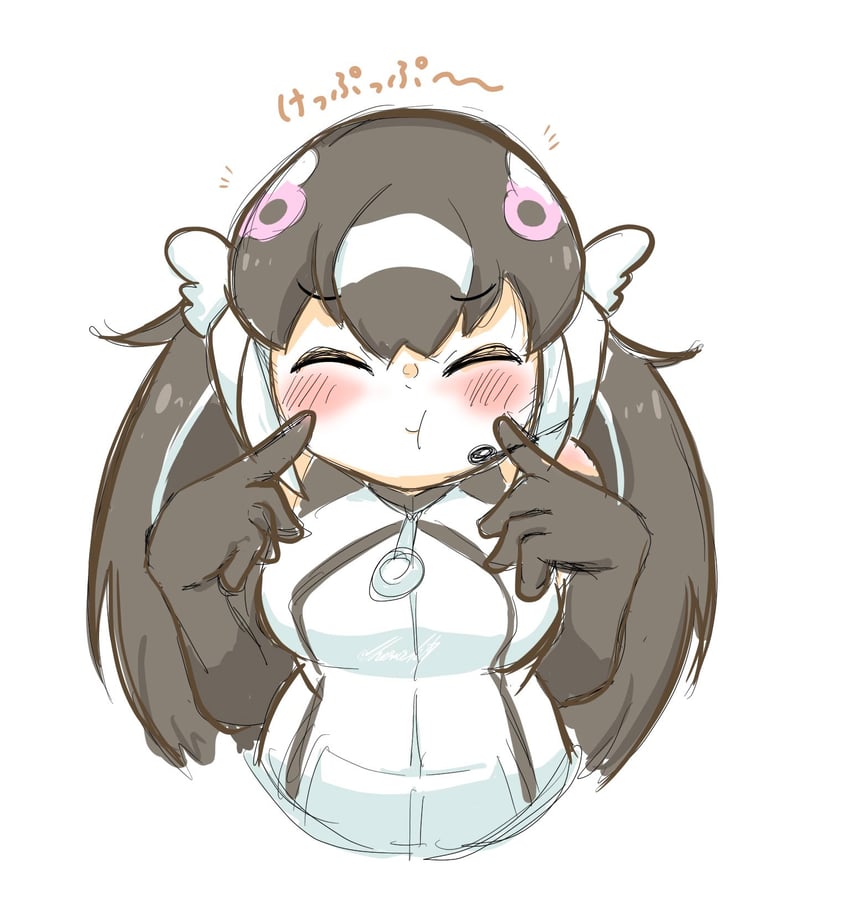 african penguin (kemono friends and 1 more) drawn by cherushi_2
