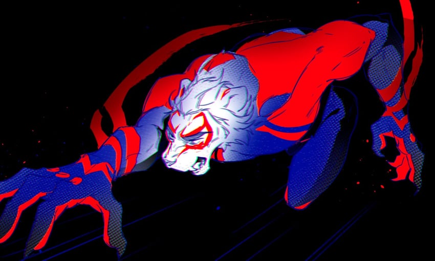 miguel o'hara and spider-man (marvel and 3 more) drawn by furrysum