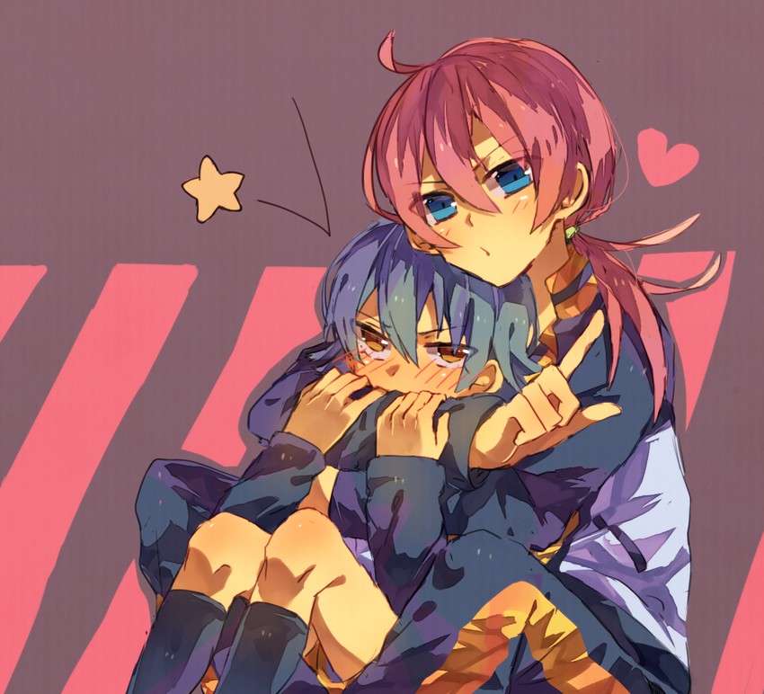 kirino ranmaru and kariya masaki (inazuma eleven and 1 more) drawn by nun_bou