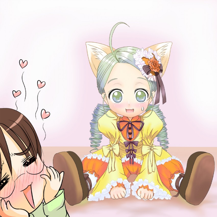 kanaria and kusabue mitsu (rozen maiden) drawn by ishikkoro