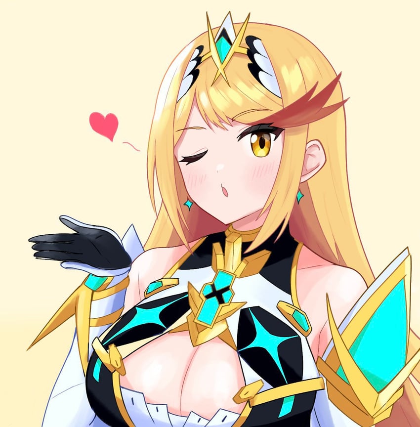 mythra (xenoblade chronicles and 1 more) drawn by plum_ssbu