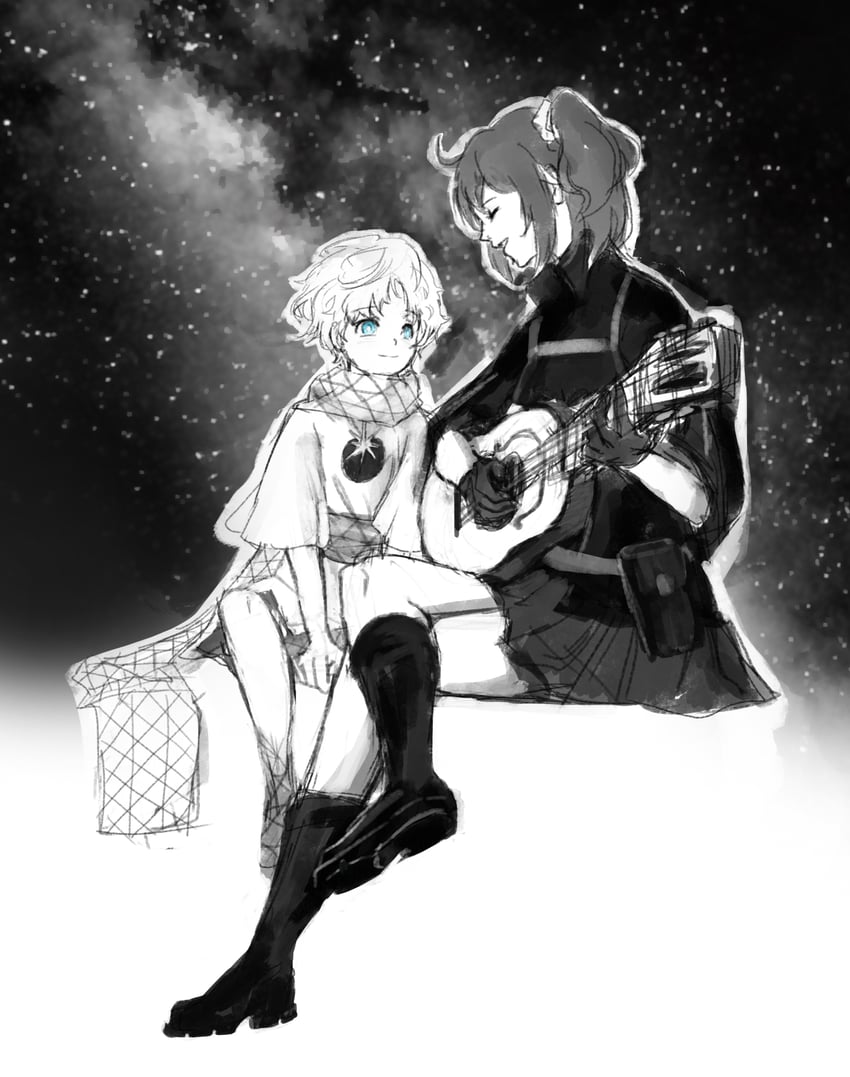 fujimaru ritsuka and voyager (fate and 1 more) drawn by vuquynhanh1995