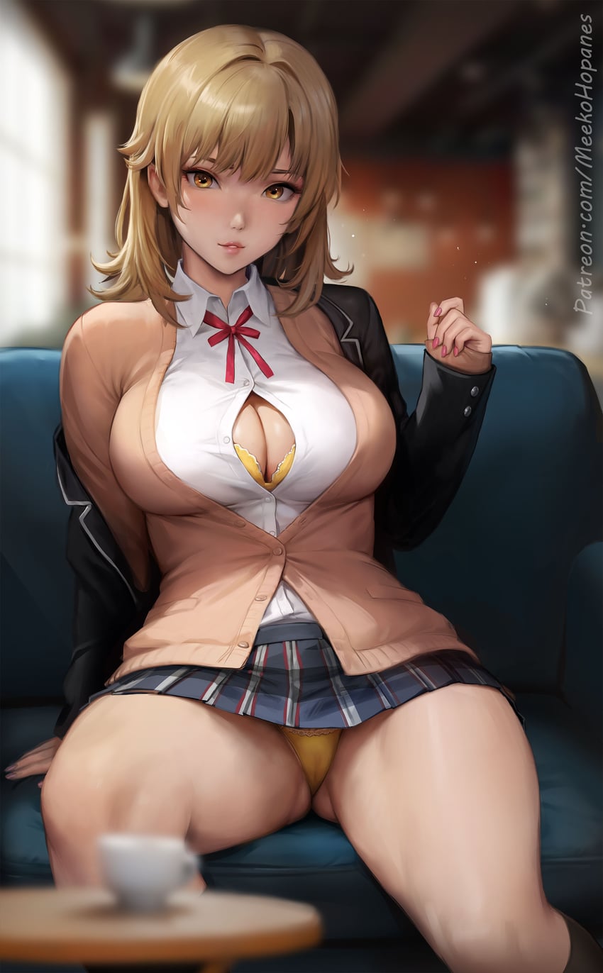 isshiki iroha (yahari ore no seishun lovecome wa machigatteiru.) drawn by meekohopanes