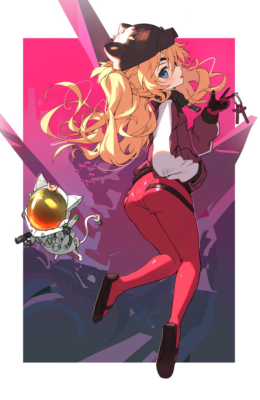 souryuu asuka langley (neon genesis evangelion and 2 more) drawn by dd9