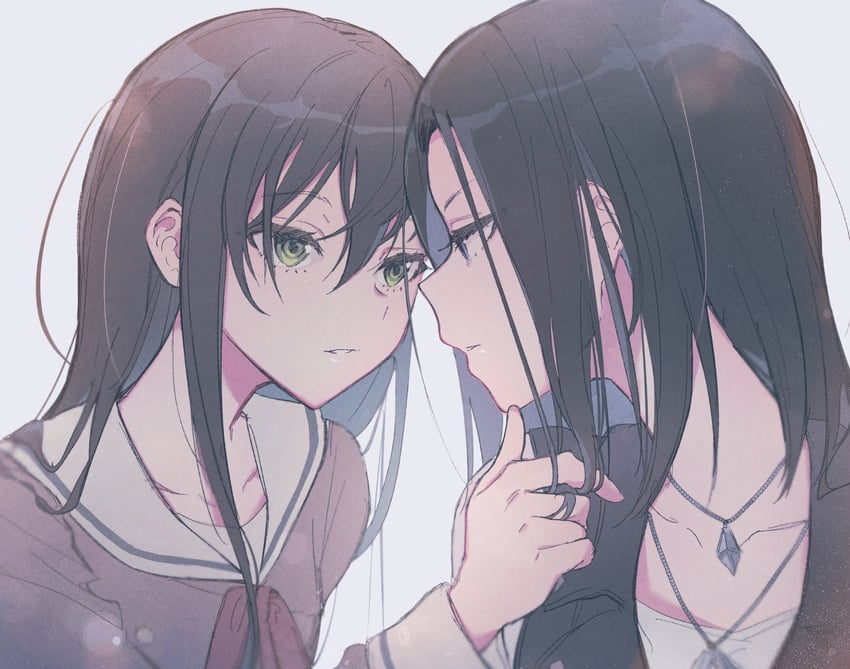 hanazono tae and wakana rei (bang dream!) drawn by shiontaso