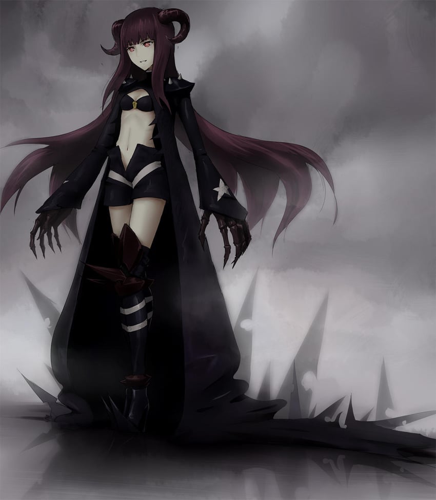 black gold saw (black rock shooter) drawn by yara_kami_meiosei