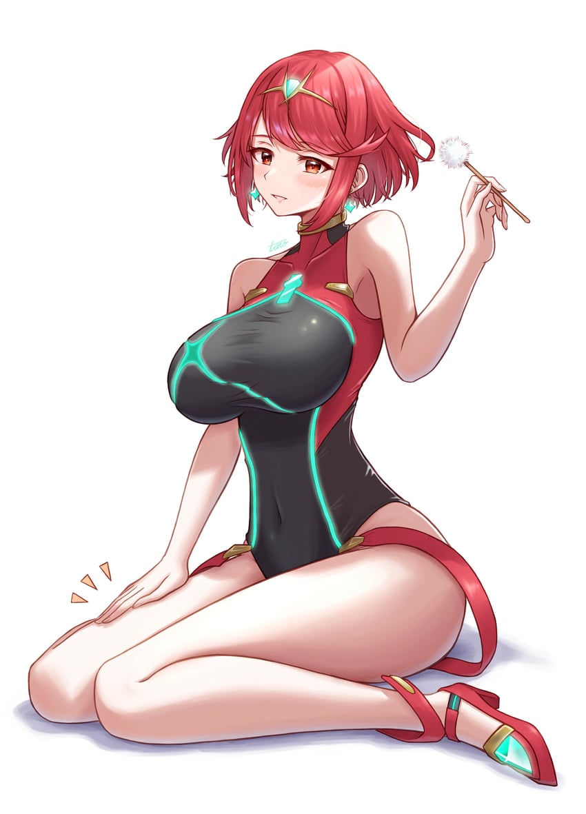 pyra (xenoblade chronicles and 1 more) drawn by taro_(peach_taro51)