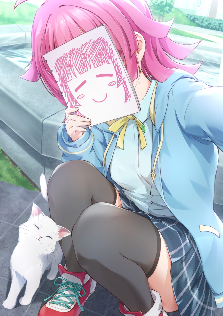 tennoji rina and hanpen (love live! and 1 more) drawn by prbili