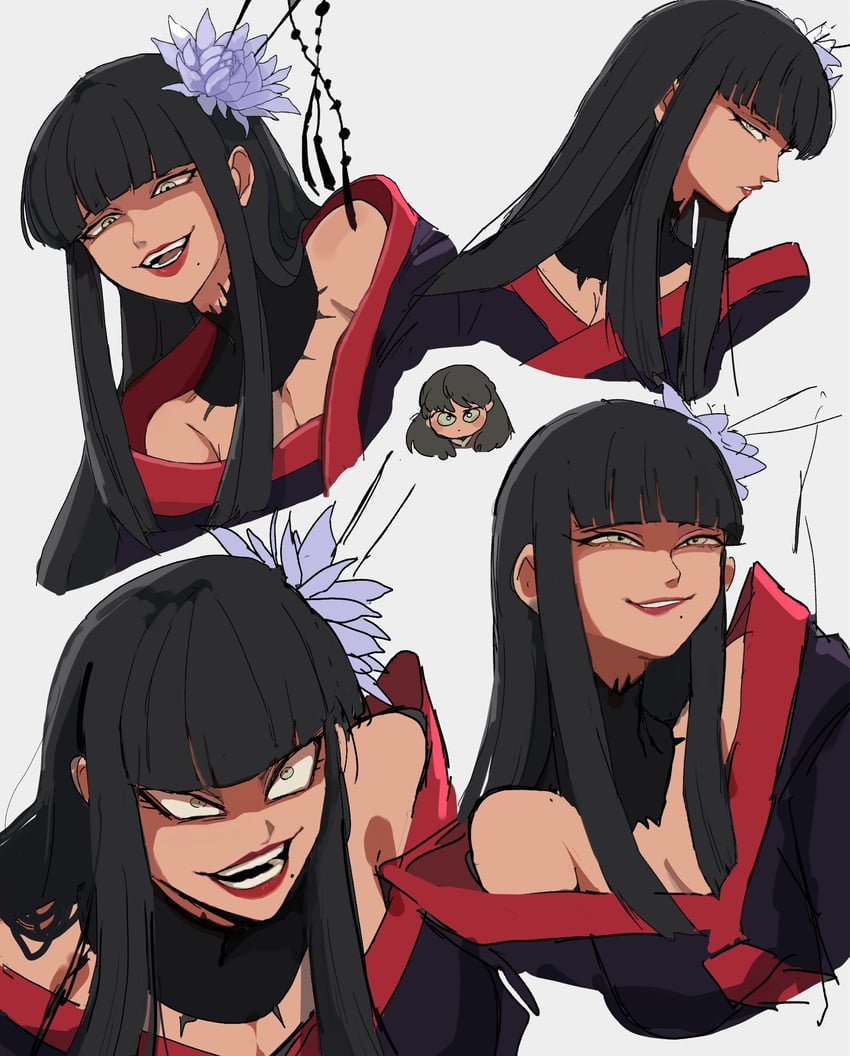 yotsuyu goe brutus (final fantasy and 1 more) drawn by glaa_da