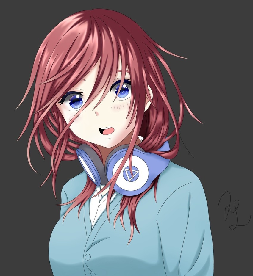 nakano miku (go-toubun no hanayome) drawn by xiaoyan_(sean_ddd2881)