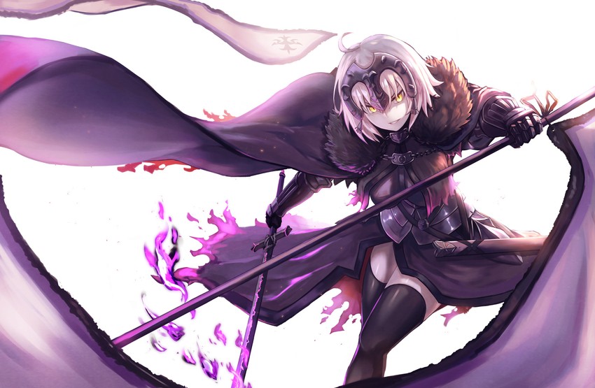 jeanne d'arc alter (fate and 1 more) drawn by kuen_(kuennn12)