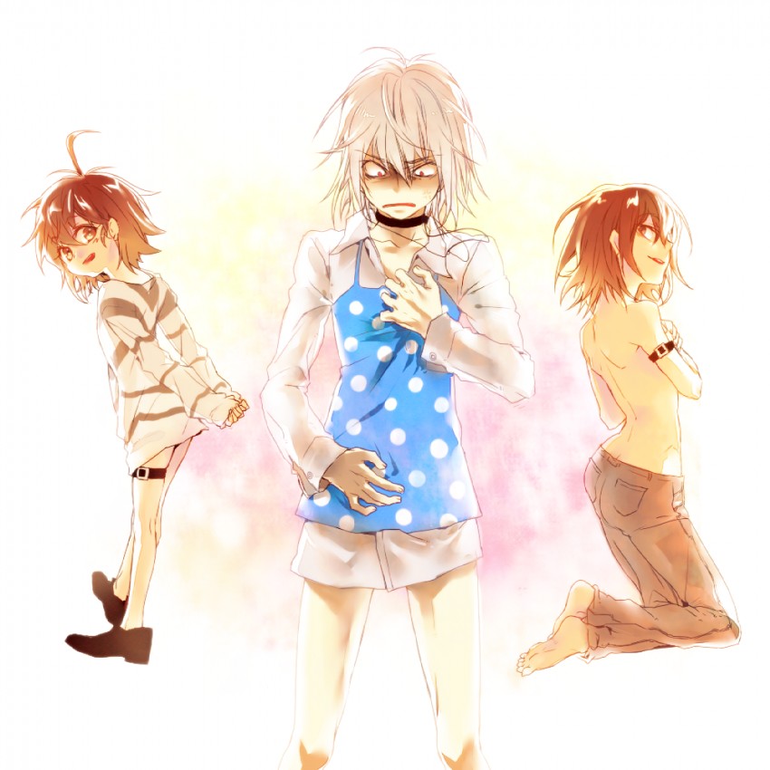 accelerator, last order, and misaka worst (toaru majutsu no index) drawn by scr.e