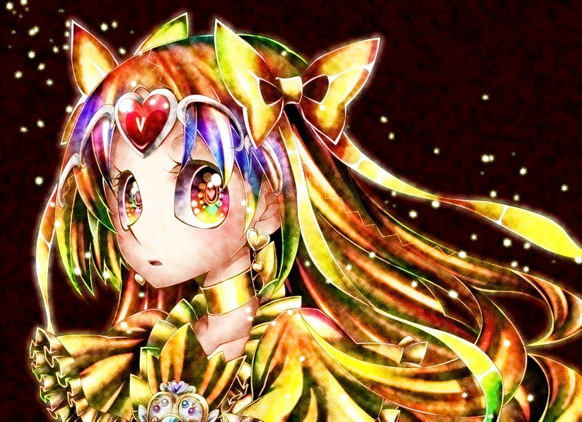 shirabe ako and cure muse (precure and 1 more) drawn by senmu_(0107)