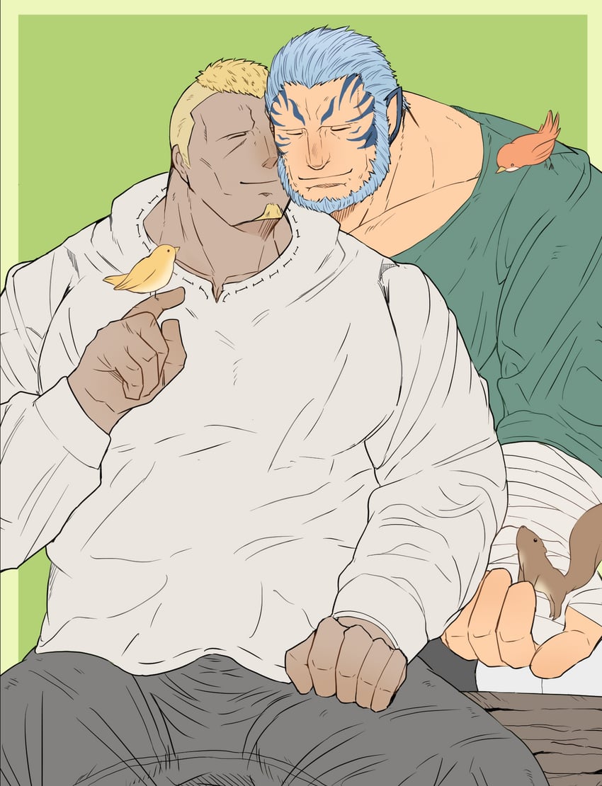 mordecai and benny (fire emblem and 3 more) drawn by shiro_tora
