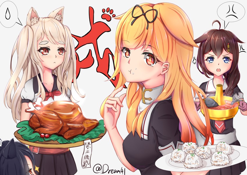 shigure kai ni, yuudachi kai ni, yuudachi, and shigure (kantai collection and 1 more) drawn by dream41
