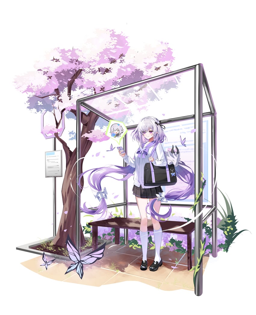 castorice and polyxia (honkai and 1 more) drawn by hi_i_dubu