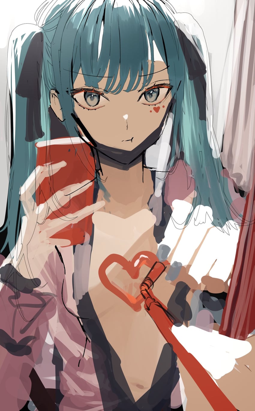 hatsune miku (vocaloid and 1 more) drawn by sakusya2honda
