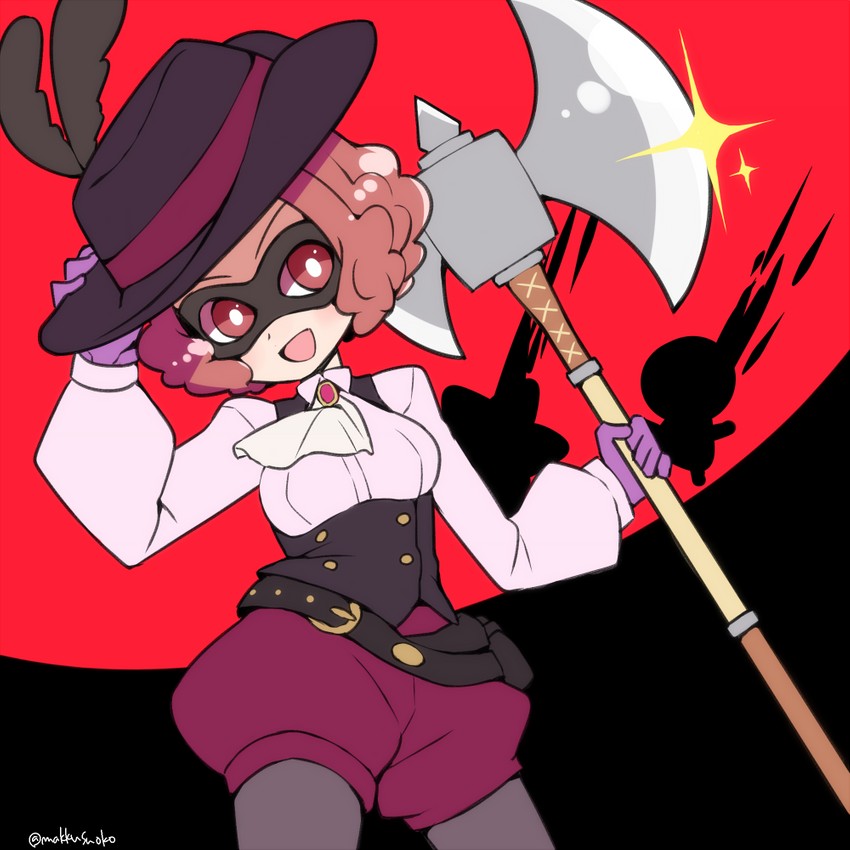 okumura haru and noir (persona and 1 more) drawn by do_m_kaeru