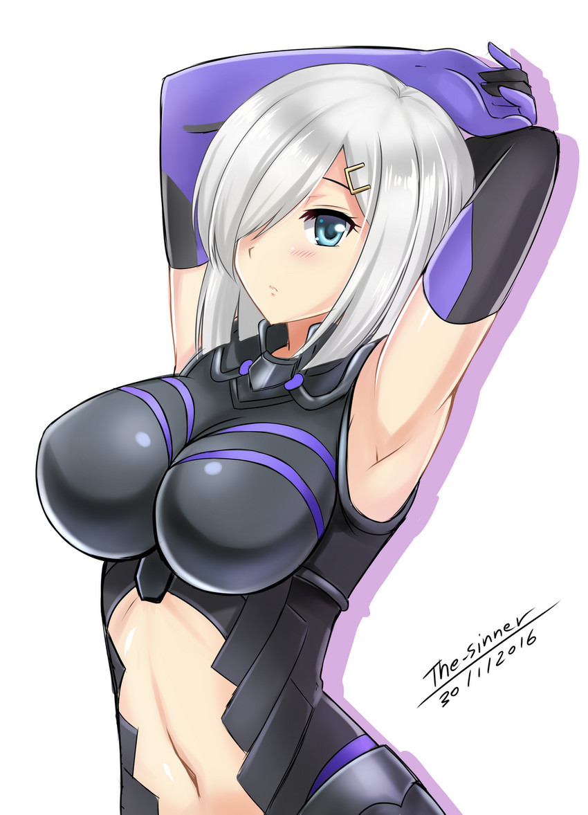 mash kyrielight and hamakaze (kantai collection and 2 more) drawn by the-sinner