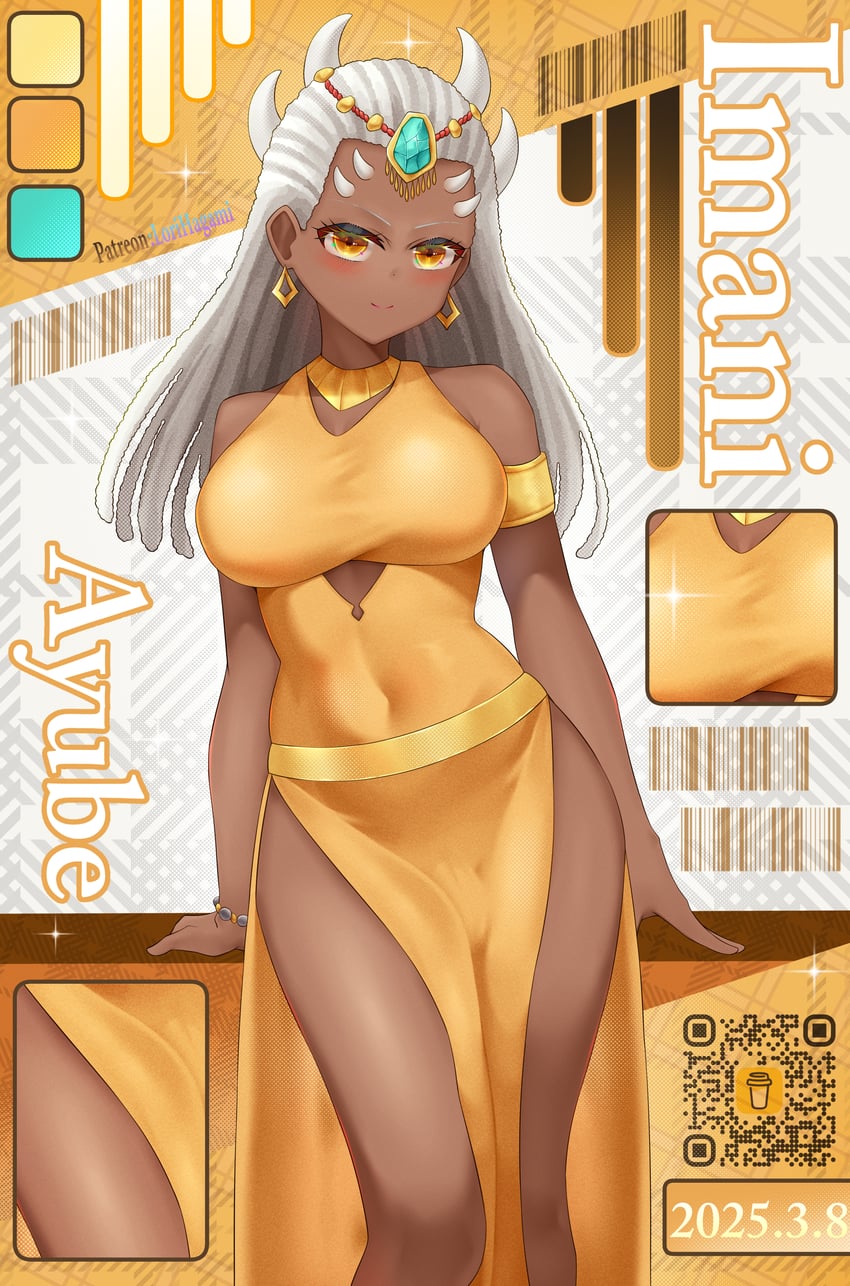 queen imani (ways of darkness) drawn by lori_hagami
