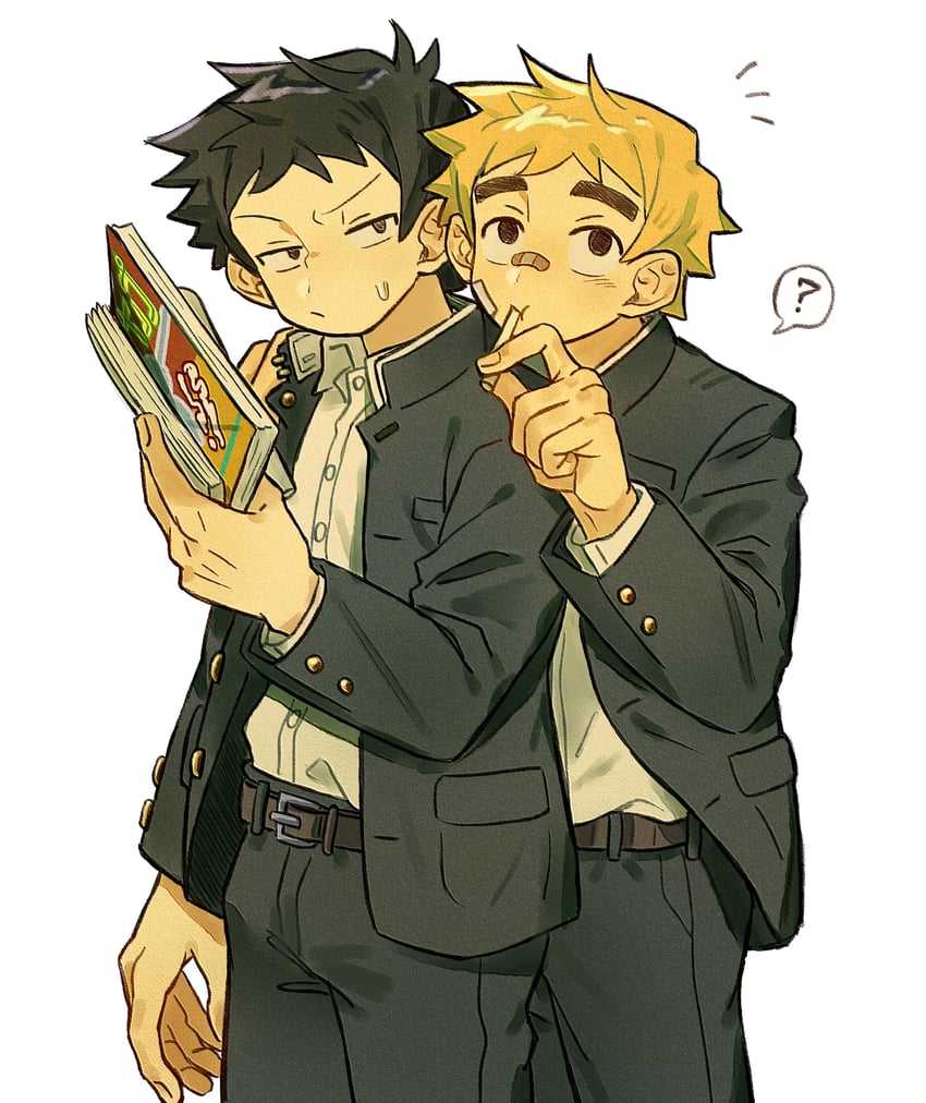 scott pilgrim and wallace wells (scott pilgrim) drawn by xxyang4747