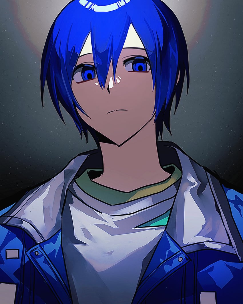 kaito and vivid bad squad kaito (vocaloid and 1 more) drawn by solo_a