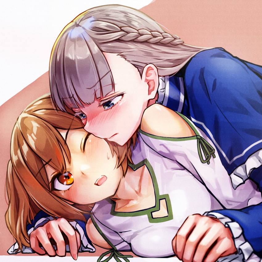 lawine and kanne (sousou no frieren) drawn by misogi_(misogi1341)