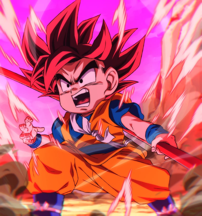 son goku (dragon ball and 1 more) drawn by rom_(20)