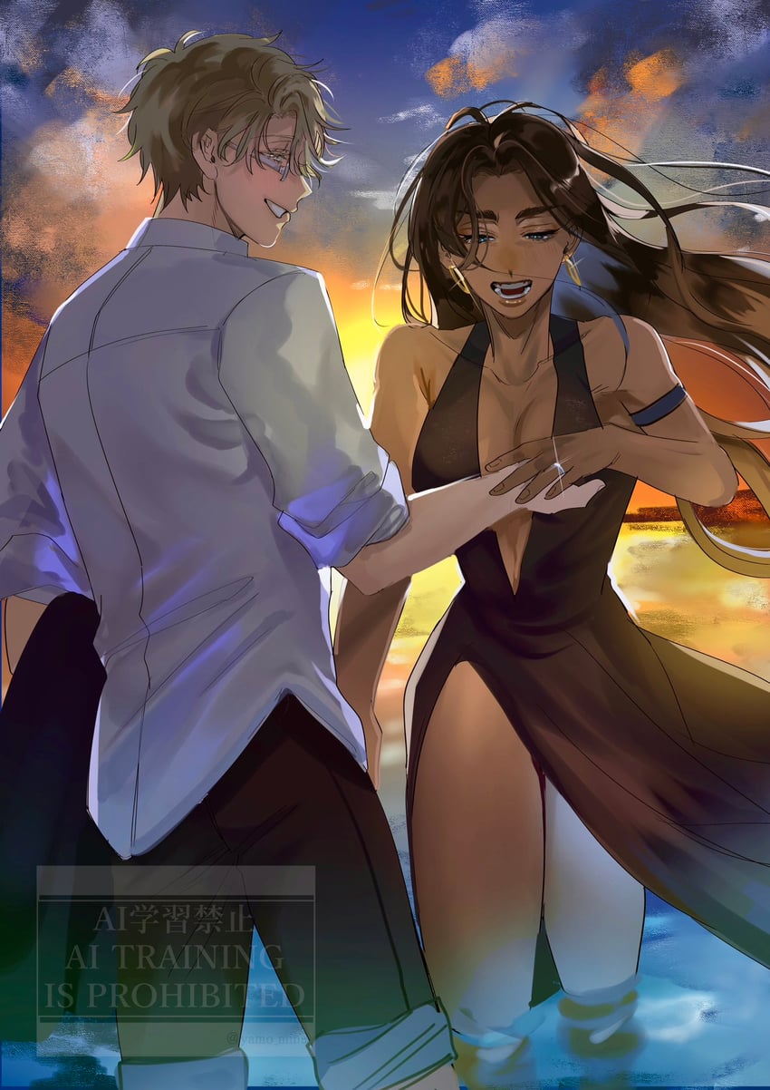 luka and hyuna (alien stage) drawn by yamo_minato