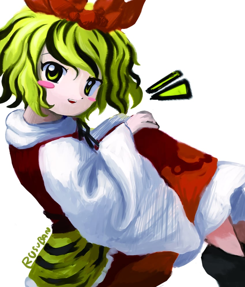 toramaru shou (touhou) drawn by rusuban_(yakumora_n)
