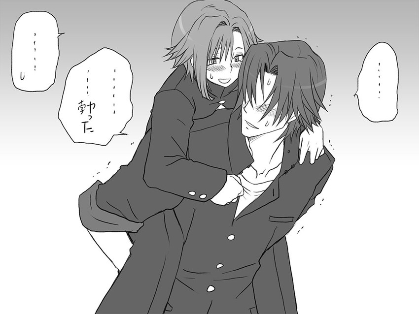 igarashi kyou and hasumi souji (seitenkango. shinyuu to) drawn by eroe