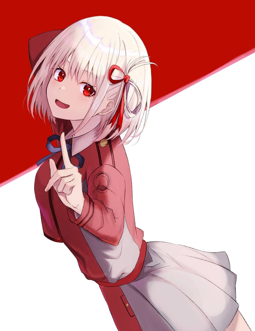 nishikigi chisato (lycoris recoil) drawn by dande_cat