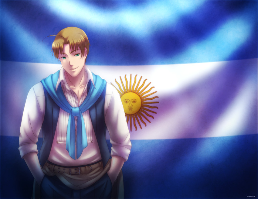 argentina (axis powers hetalia) drawn by kuraudia