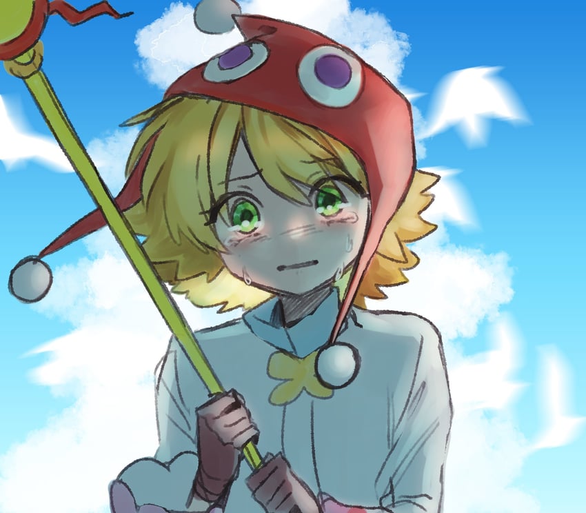 amitie and red amitie (puyopuyo and 1 more) drawn by puyo_sapy
