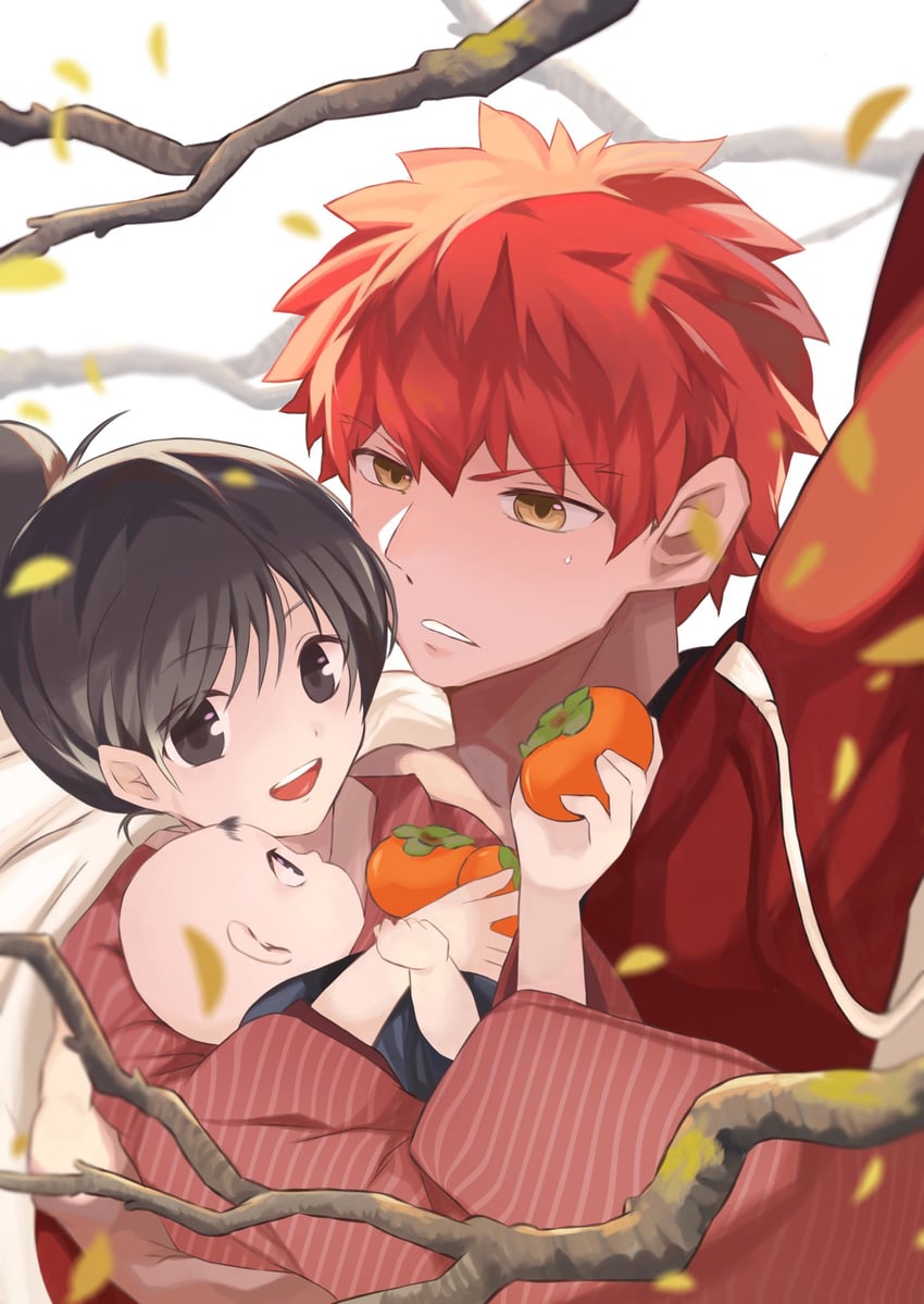 emiya shirou, senji muramasa, onui, and tasuke (fate and 1 more) drawn by kamigokuin