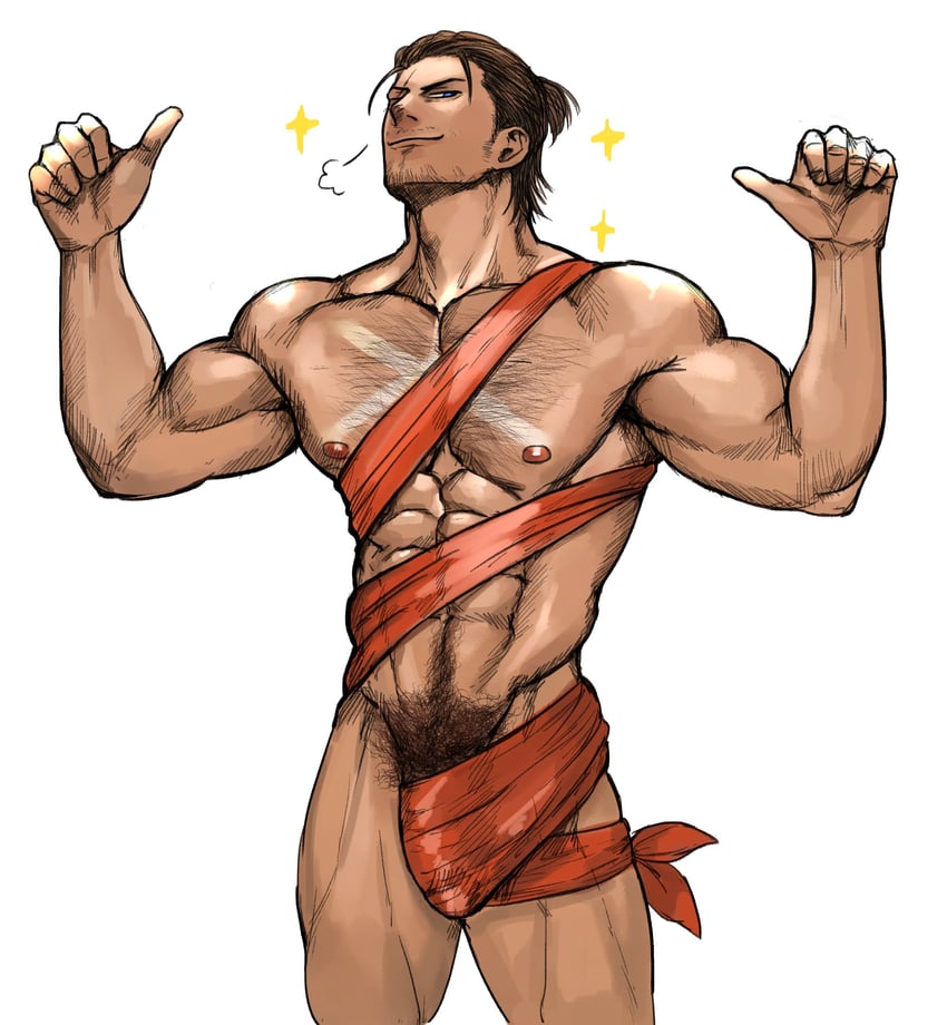 warrior of light and adventurer (final fantasy and 1 more) drawn by meiji_(meiji_nsfw)